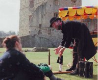 George at Helmsley Castle