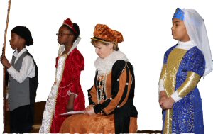 Queen Elizabeth I and Attendants